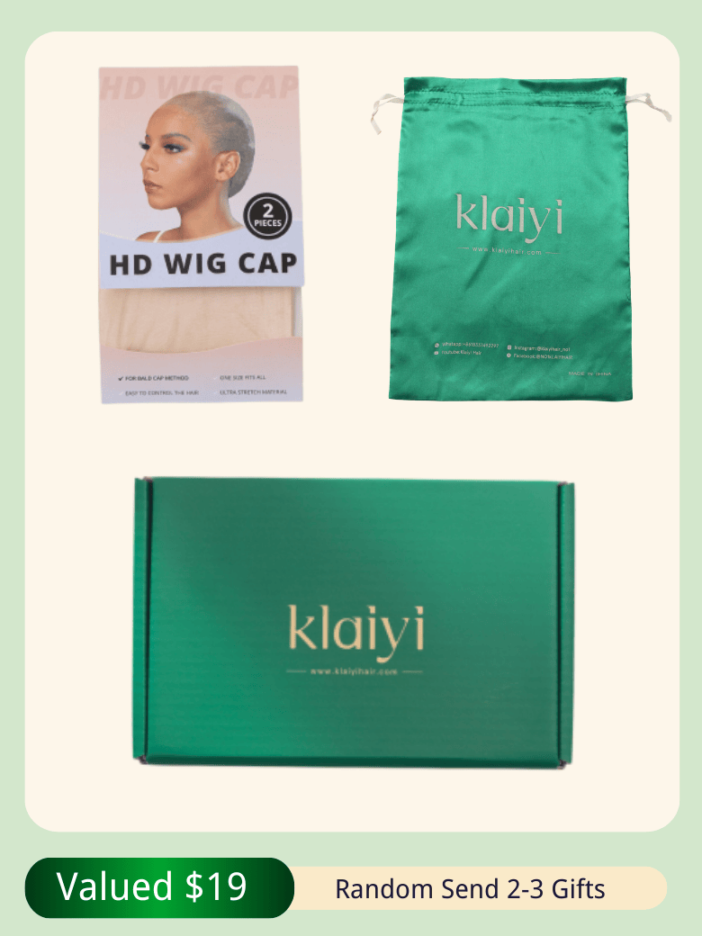 Klaiyi 13x4 Pre Everything Loose Body Wave Glueless Frontal Wig With Elastic Drawstring Human Hair Wig Flash Sale