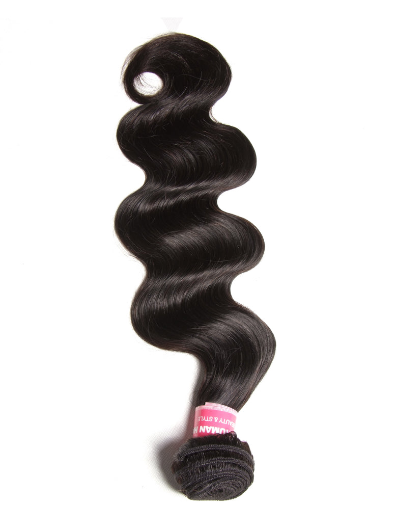 Klaiyi Brazilian Hair Body Wave Human Virgin Hair Weft 3 or 4 Bundles/Pack